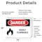 Signmission Highly Flammable Danger Sign, Vinyl Decal, 24in W x 18in L, 2PK OS-2PACK-DS-D-1824-L-2027 - alternate 3